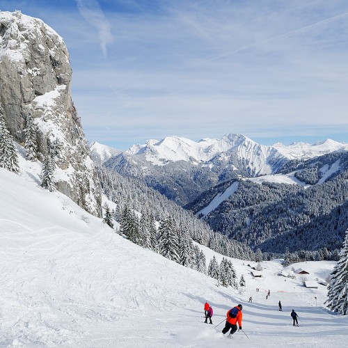 Saint Jean d’Aulps wintersport dorp in Portes du Soleil